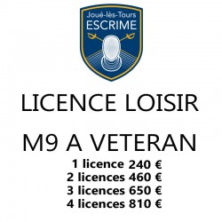 Licence Loisir de M9 à Vétéran